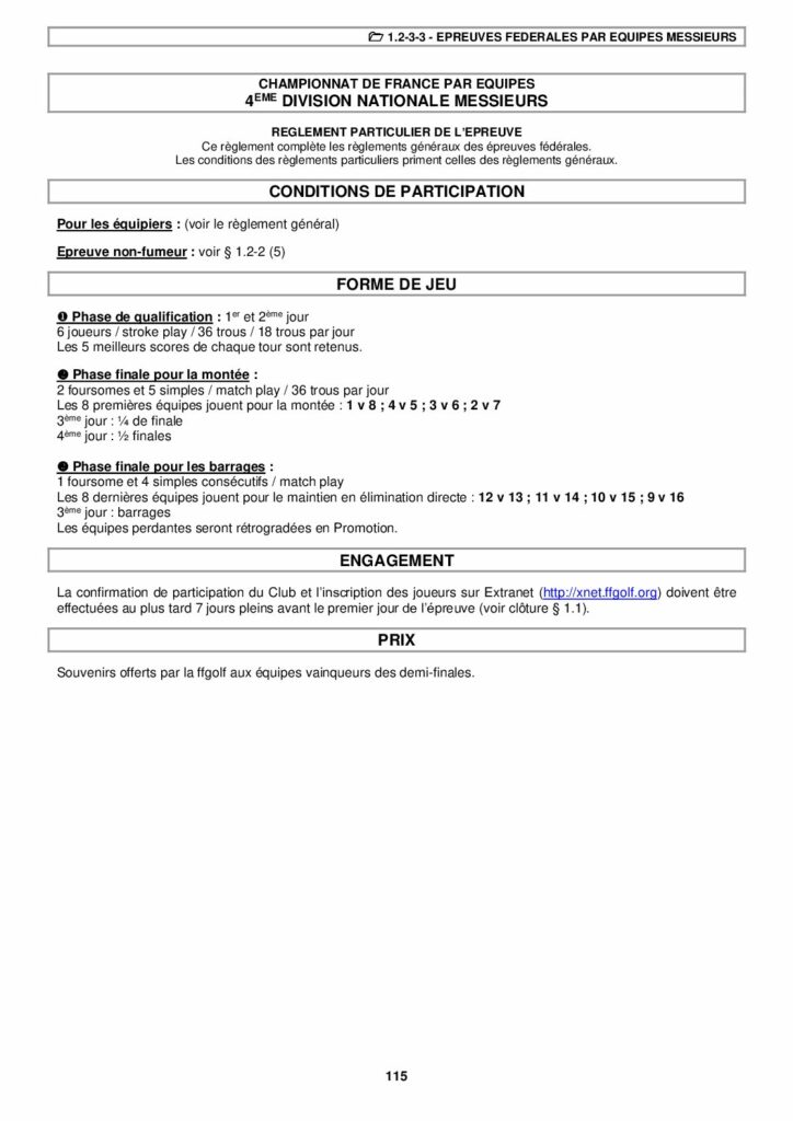 Reglement 4eme Division Messieurs 1 Pdf 724x1024